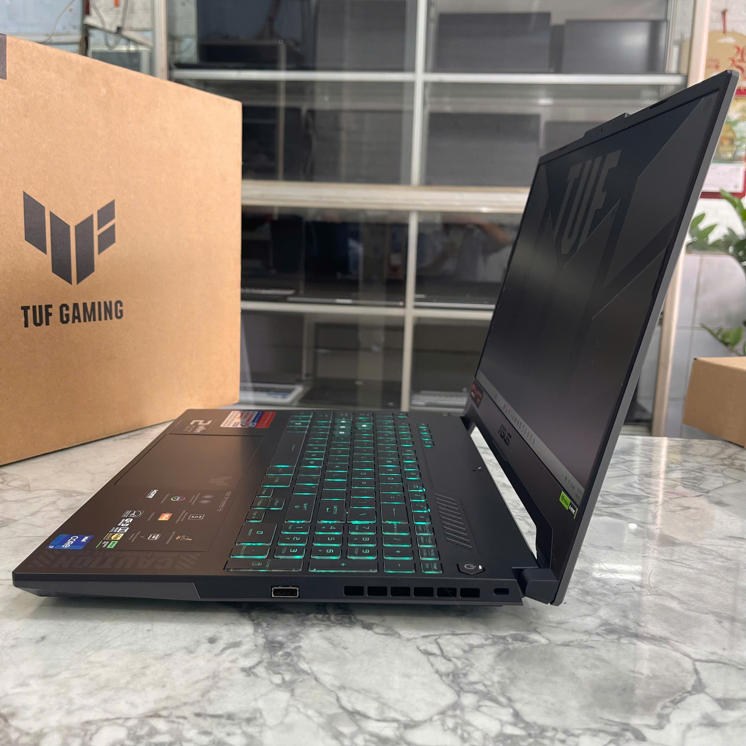  ASUS TUF F15 FA507ZV4 (Full Box-Bảo Hành Hãng) Core™ I7-12700H Ram 32GB Ssd 512GB RTX 4060 (8GB) Màn 15.6 Inch 144Hz