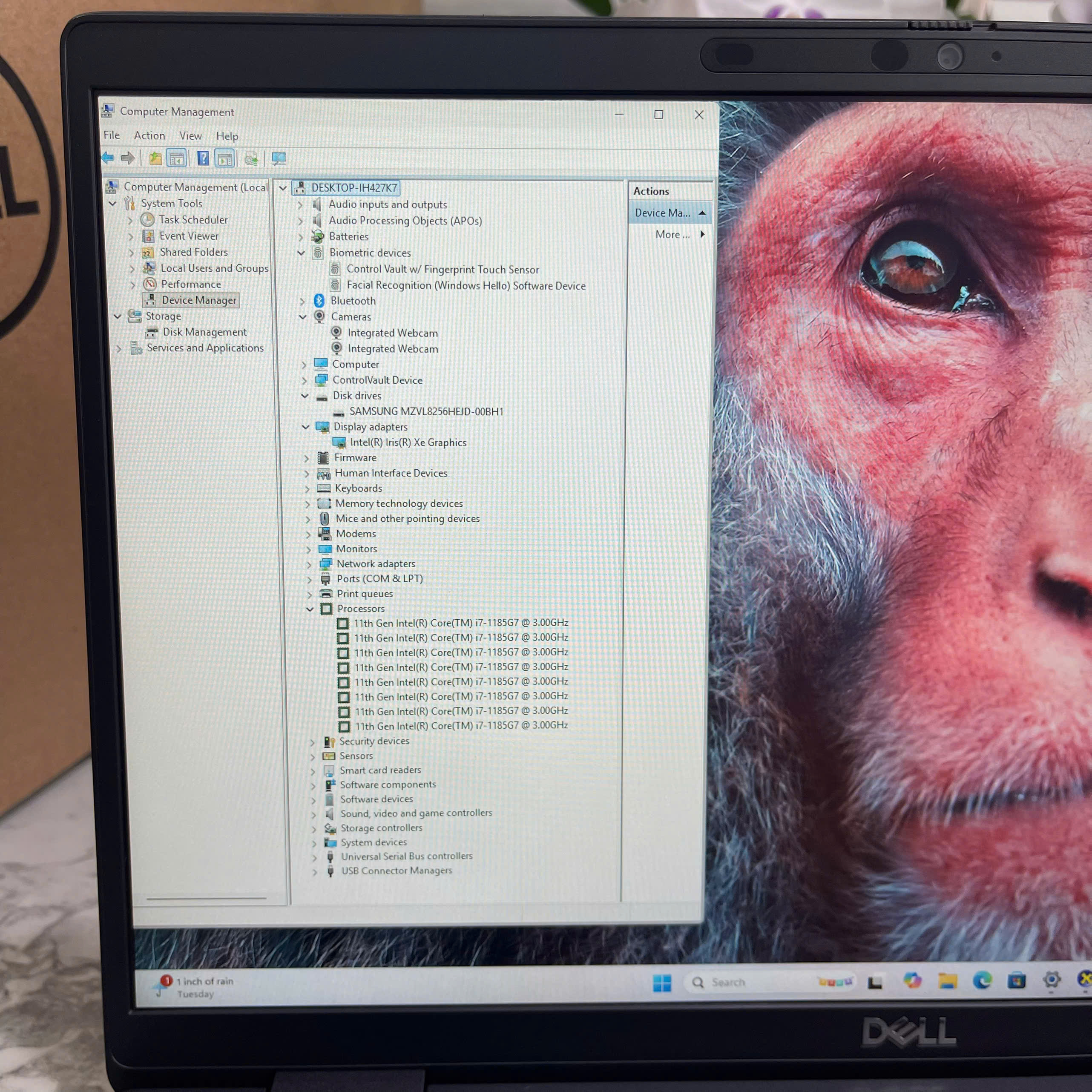 Dell Latitude 7320 Core™ I7-1185G7 RAM 16GB SSD 256GB Màn Hình 13.3Inch IPS FHD