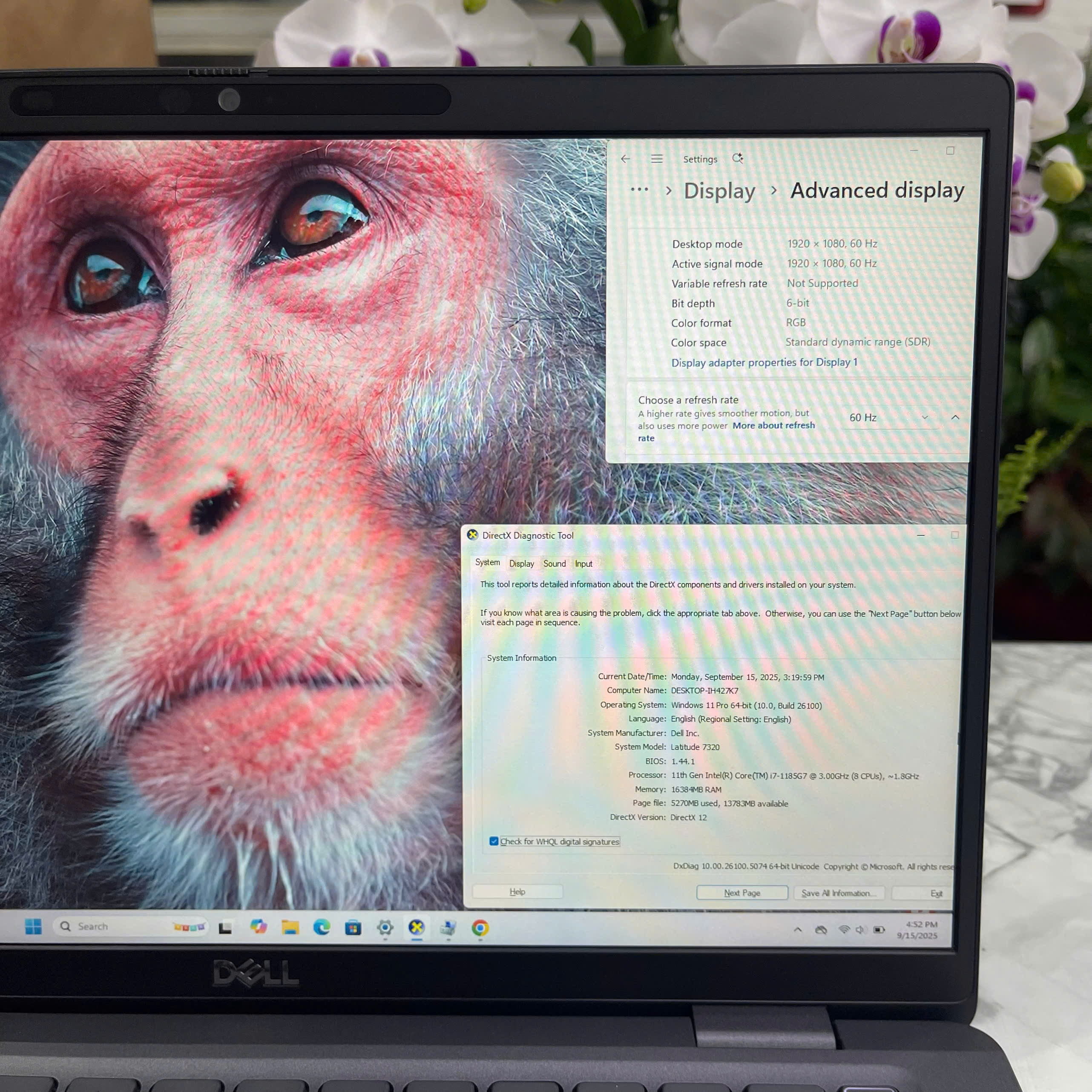 Dell Latitude 7320 Core™ I7-1185G7 RAM 16GB SSD 256GB Màn Hình 13.3Inch IPS FHD