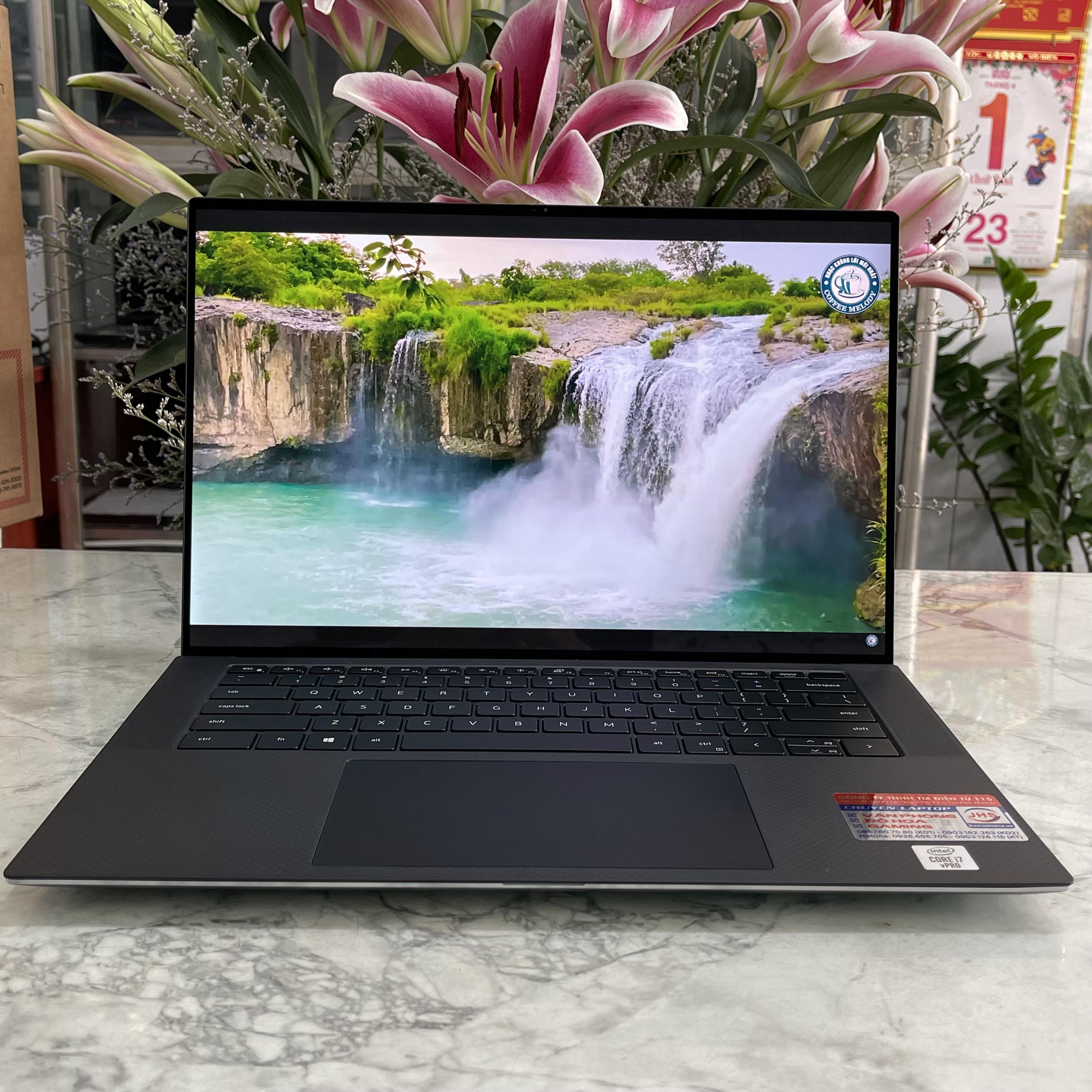 Dell XPS 9500 ( CHUYÊN ĐỒ HỌA GIÁ RẺ ) Core I7-10750H Ram 32gb Ssd 512gb GTX 1650Ti 4GB Màn Hình 15.6''Inch OLED 4K Touchcreen 