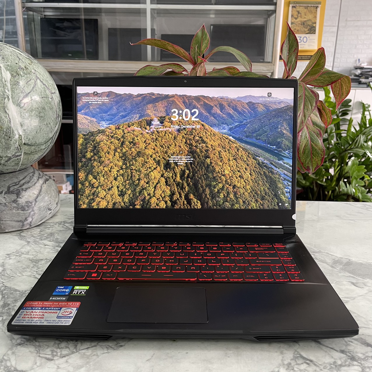 Gaming - Đồ Họa MSI GF63 Thin 11UD-648VN Core I7-11800H Ram 16gb Ssd 512gb Card RTX 3050 Ti 4GB Màn Hình 15.6'' IPS Fhd 