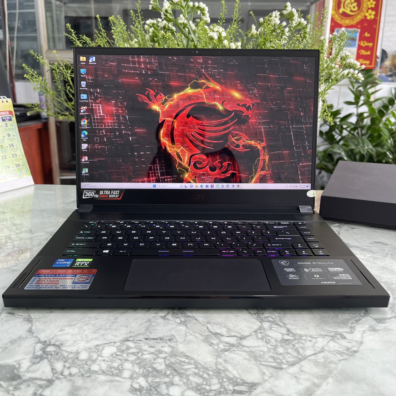 Gaming - Đồ Họa MSI Stealth GS66 12UGS CHỈ NỬA GIÁ THỊ TRƯỜNG- Máy LikeNew  Core I7-12700H Ram 32gb Ssd 1.000gb Card RTX 3070 TI Max-Q 8GB Màn Hình 15.6 Inch QHD 240Hz