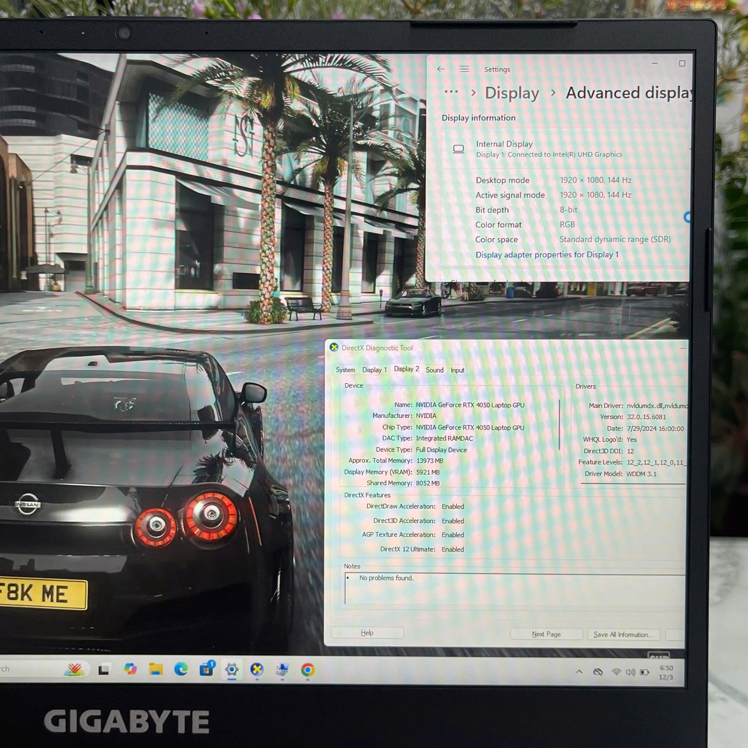 Gigabyte  G5 GE-AX211NGW (Máy LikeNew-Full Box-Còn Bảo Hành Hãng) Core I5-12450H Ram 8gb Ssd 512gb  Card RTX4050 4GB Màn Hình 15.6''Inch Fhd IPS 144Hz 