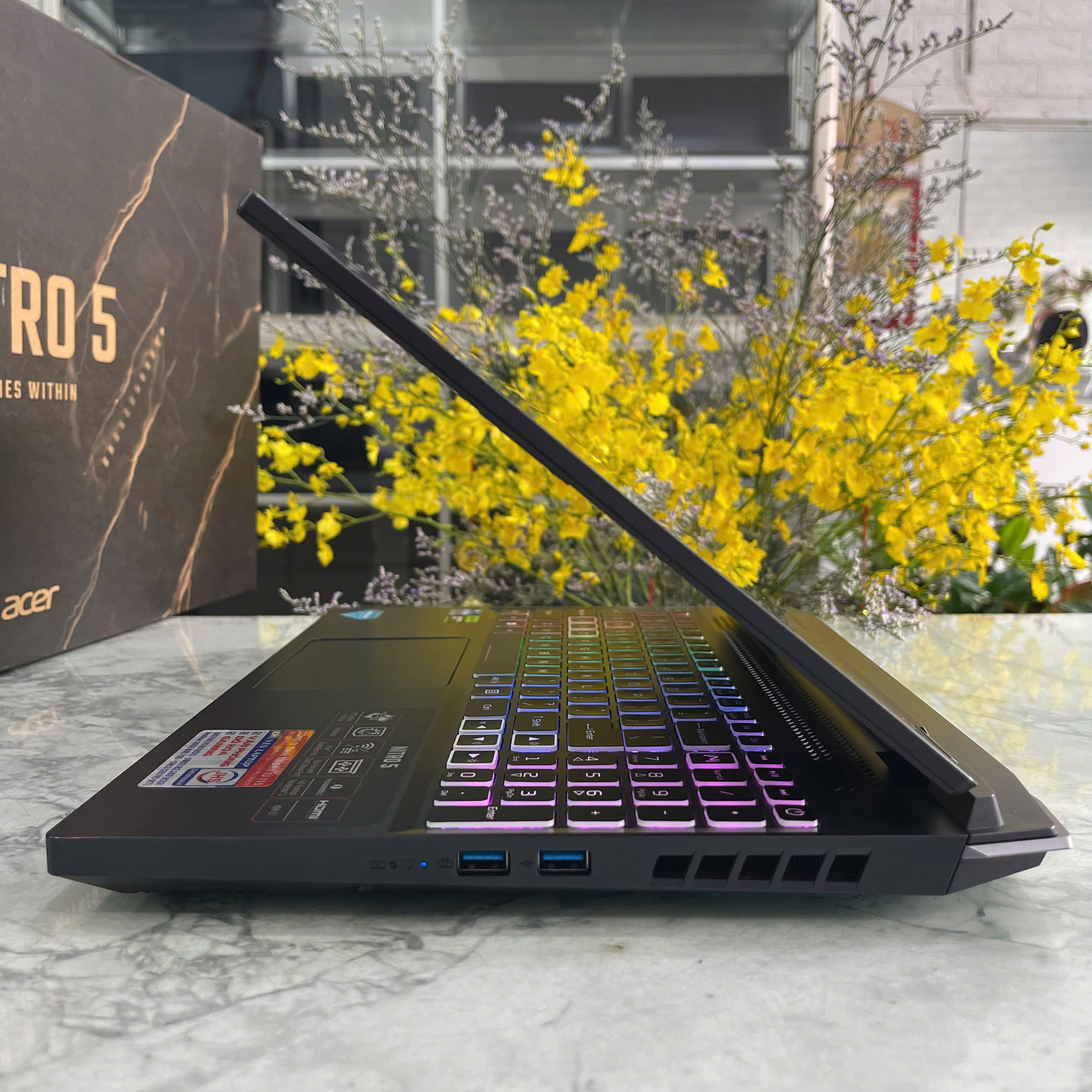   Acer Nitro 5 Tiger AN515-58-5193 MÁY LIKENEW Core I5-12450H Ram 32gb Ssd 512gb Nvidia RTX 4050 6GB Màn Hình 15.6″ FHD IPS 144Hz.