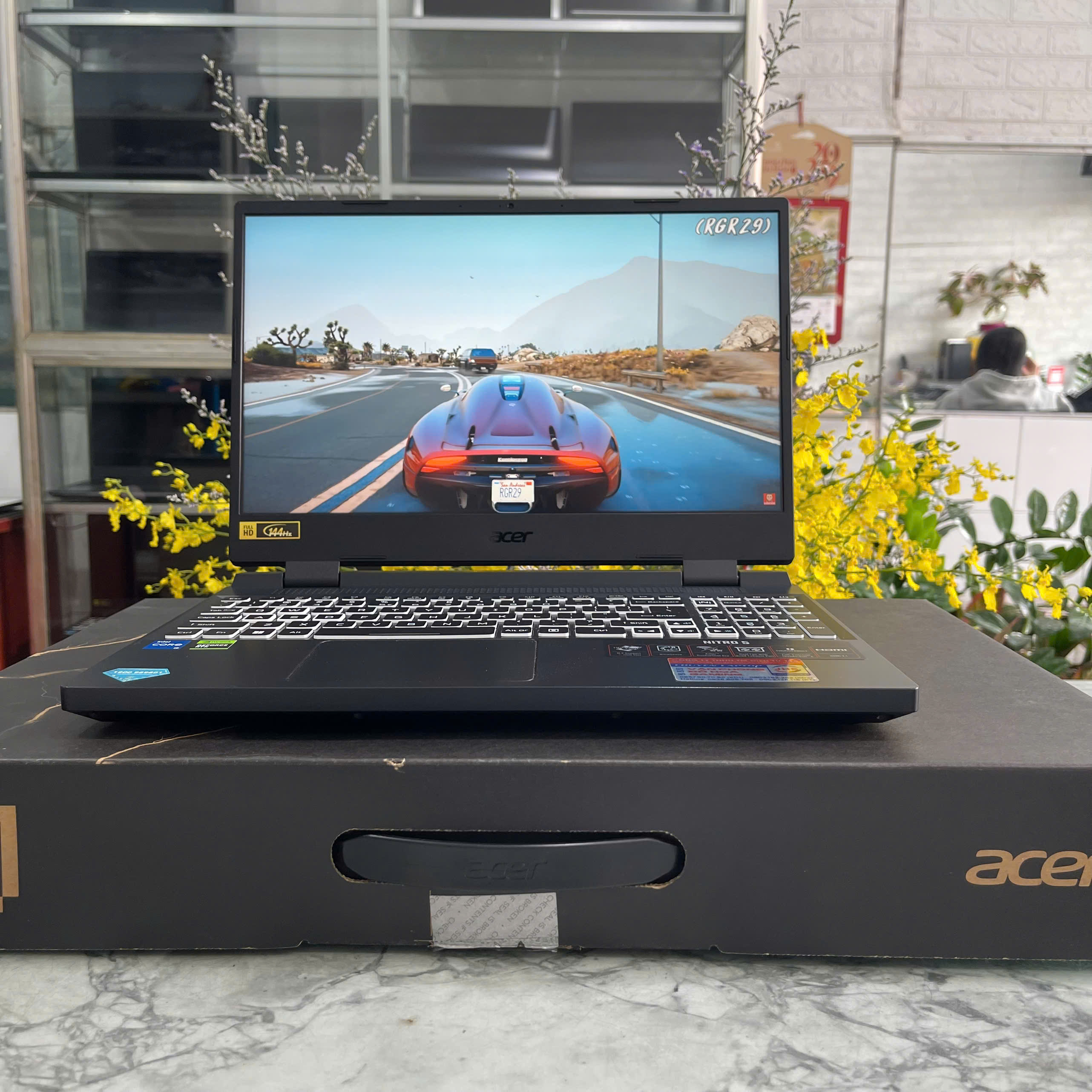   Acer Nitro 5 Tiger AN515-58-5193 MÁY LIKENEW Core I5-12450H Ram 32gb Ssd 512gb Nvidia RTX 4050 6GB Màn Hình 15.6″ FHD IPS 144Hz.
