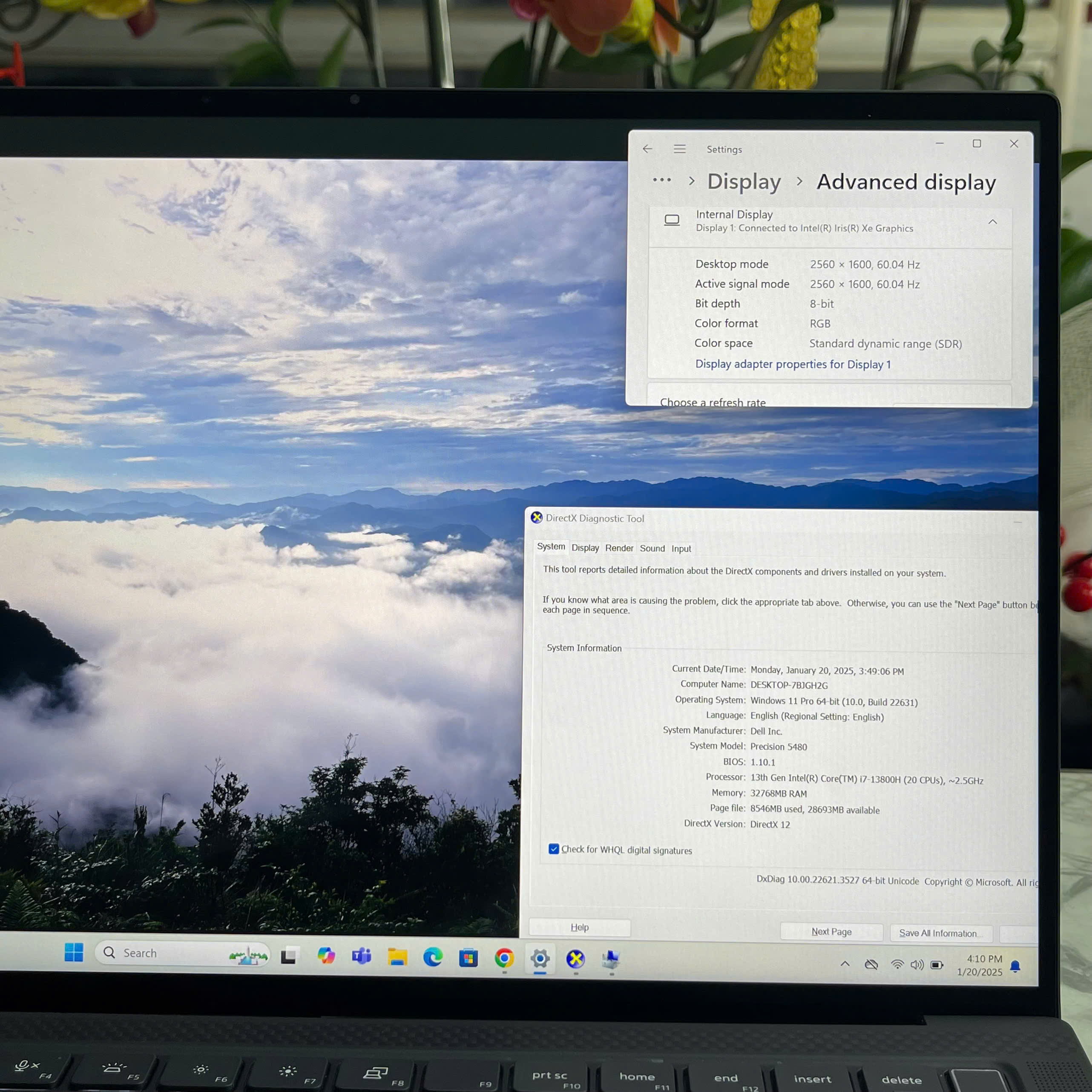 Dell Precision 5480 ( Máy LikeNew-CHUYÊN ĐỒ HỌA GIÁ RẺ )Core I7-13800H Ram 32GB SSD 1.000Gb RTX A1000 6GB Màn hình : 14″ QHD+ Touch 60Hz
