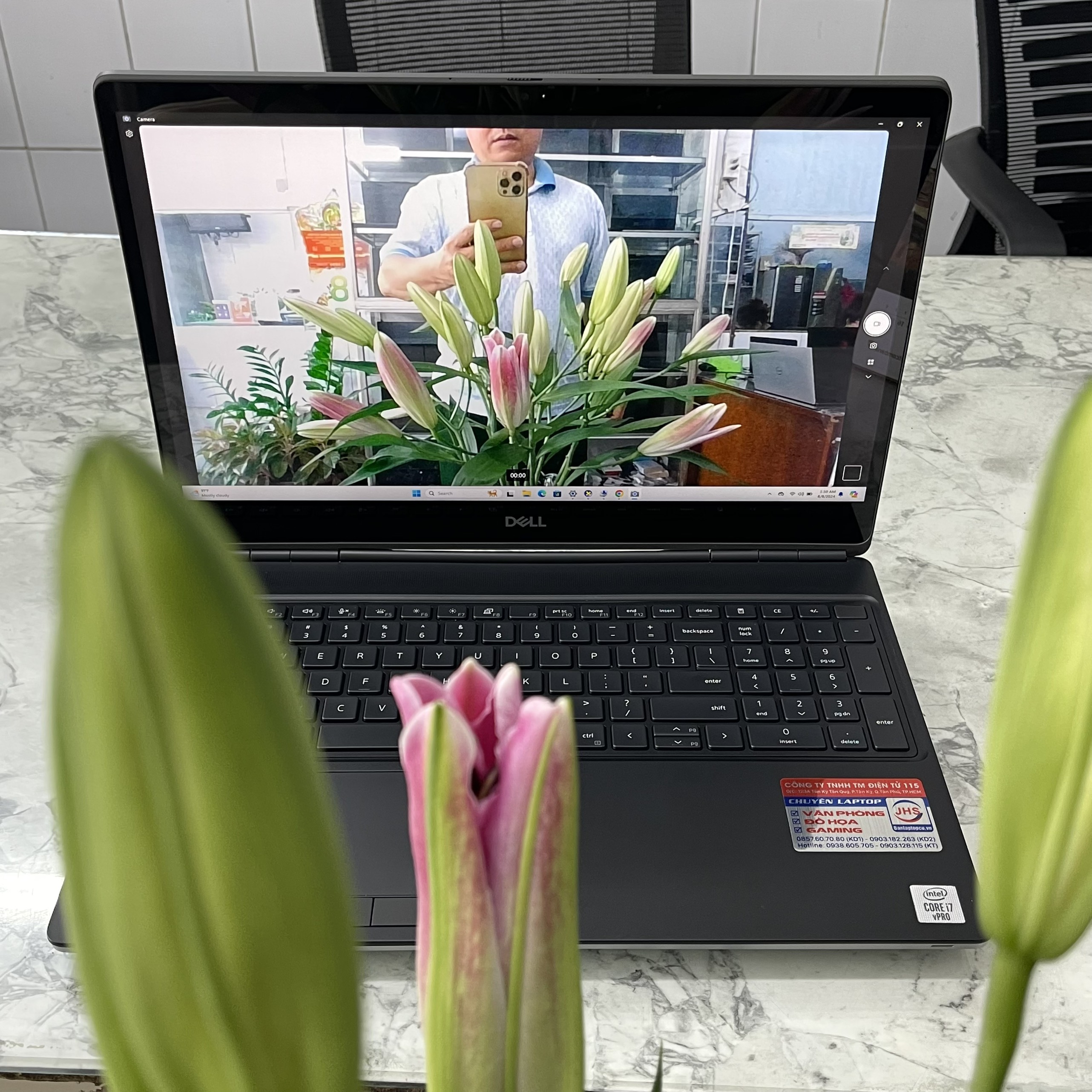 Dell Precision 7550 Core I7-10850H RAM 32GB SSD 512GB VGA Quadro T1000 Màn 15.6 Inch FHD IPS Touchscreen