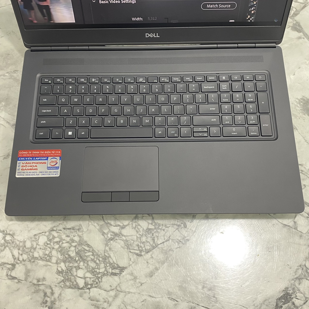 Đồ Họa - Gaming Dell Precision 7760 (MÁY LIKENEW)  Xeon W-11855M Ram 32Gb Ssd 512Gb Nvidia RTX A5000 (16Gb) Màn Hình 17.3″ Fhd IPS