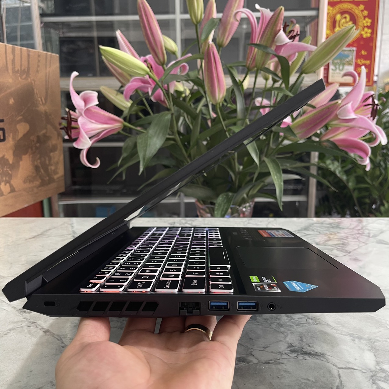 Gaming - Đồ Họa ACER Nitro 5 AN515-45 Ryzen 5 5600H  SSD 512gb RAM 16gb Card GTX 1650 / Màn Hình 15.6″ FHD IPS 144Hz