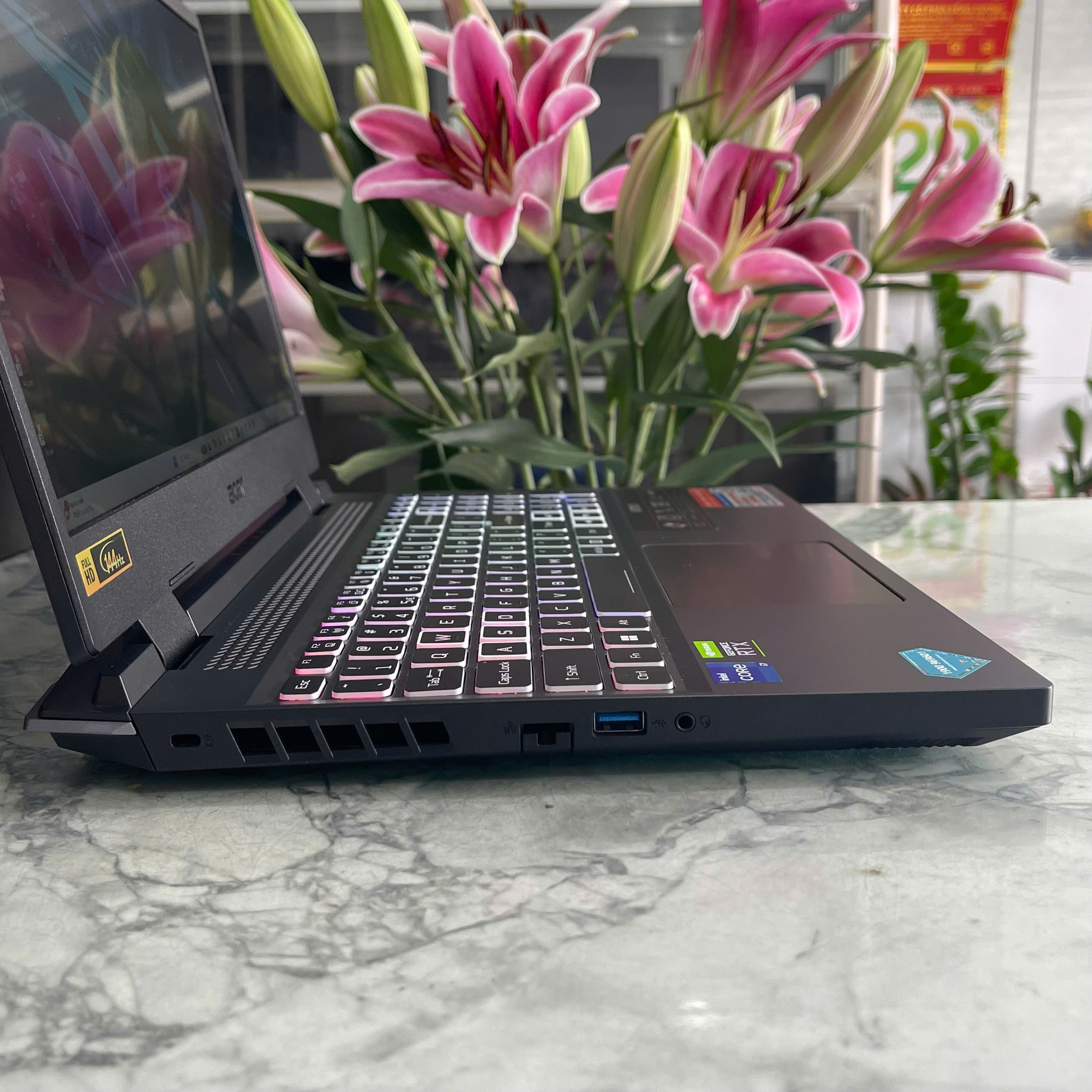 Gaming - Đồ Họa  Acer Nitro 5 Tiger AN515-58-773Y (MÁY NEW OPEN BOX) Core I7-12700H Ram 16gb Ssd 512gb Nvidia RTX 3050Ti 4GB Màn Hình 15.6″ FHD IPS 144Hz.