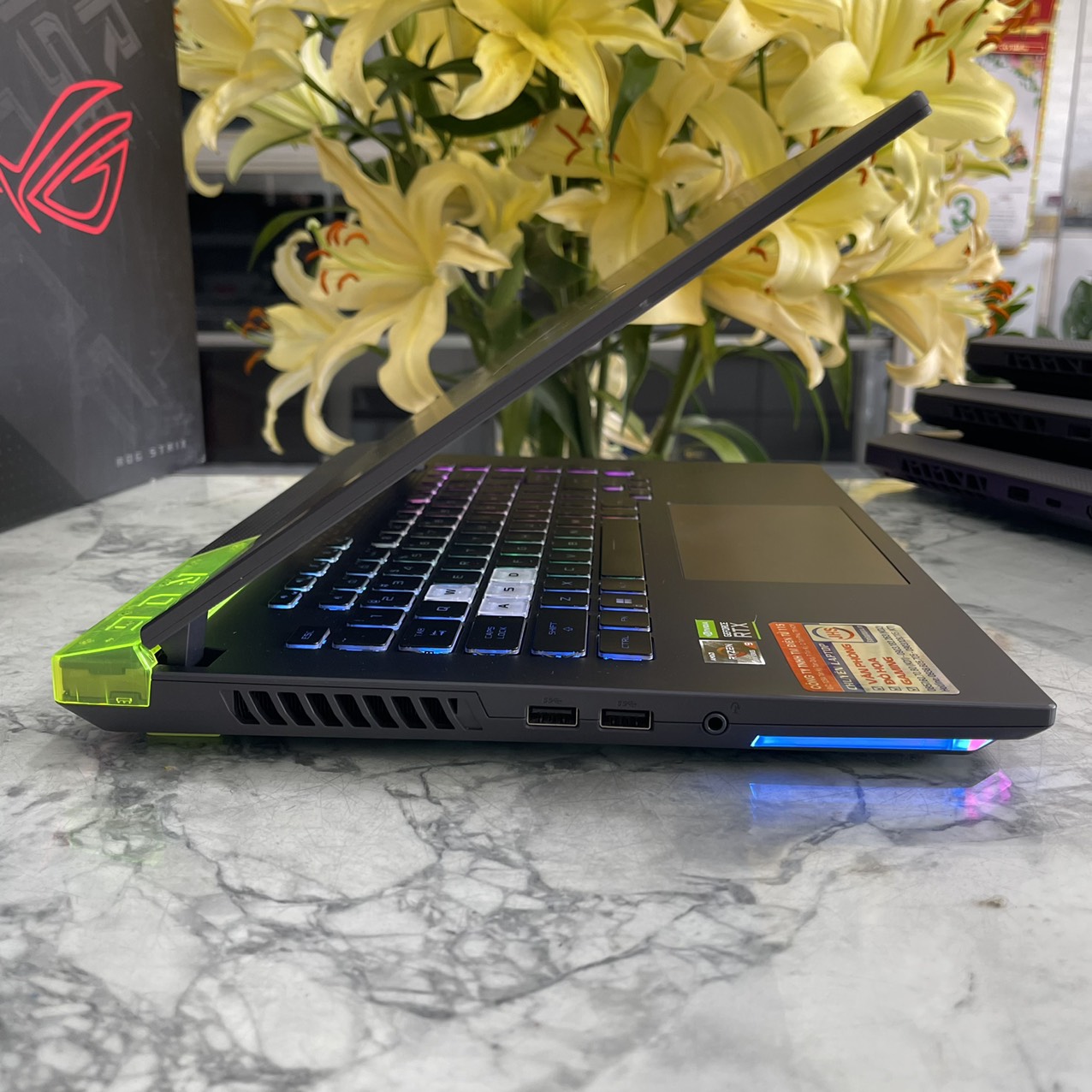 Gaming - Đồ Họa Asus ROG Strix G513RM (Máy LikeNew) Ryzen 9 6900HX Ram 16Gb Ssd 512gb Nvidia RTX™ 3060 6GB DDR6. Màn Hình 15.6'' 2K 165Hz