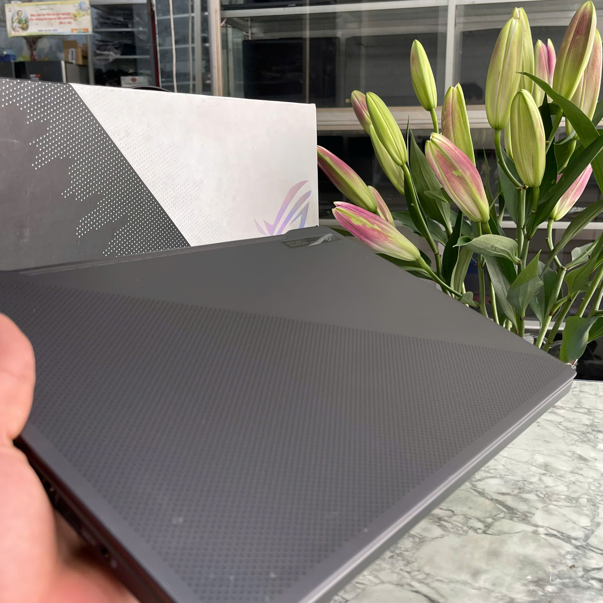 Gaming - Đồ Họa Asus ROG Zephyrus G14 GA401QH(MÁY LIKENEW )Ryzen 7 5800HS Ram 16Gb Ssd 512Gb Card GTX 1650 Màn Hình 14.0''Inch Fhd IPS 60Hz