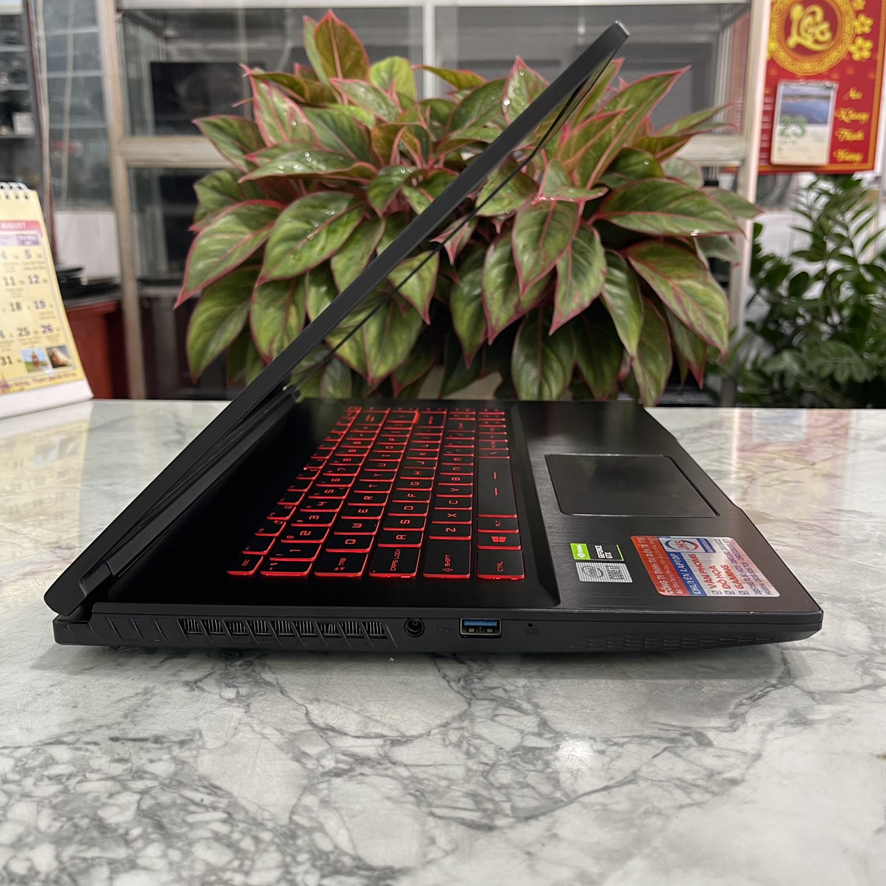 Gaming - Đồ Họa  MSI GF63 Thin 10SC-480VN Core I7-10750H Ram 8gb Ssd 512gb Card GTX 1650 Max-Q 4GB Màn Hình 15.6 Inch IPS Fhd 144Hz