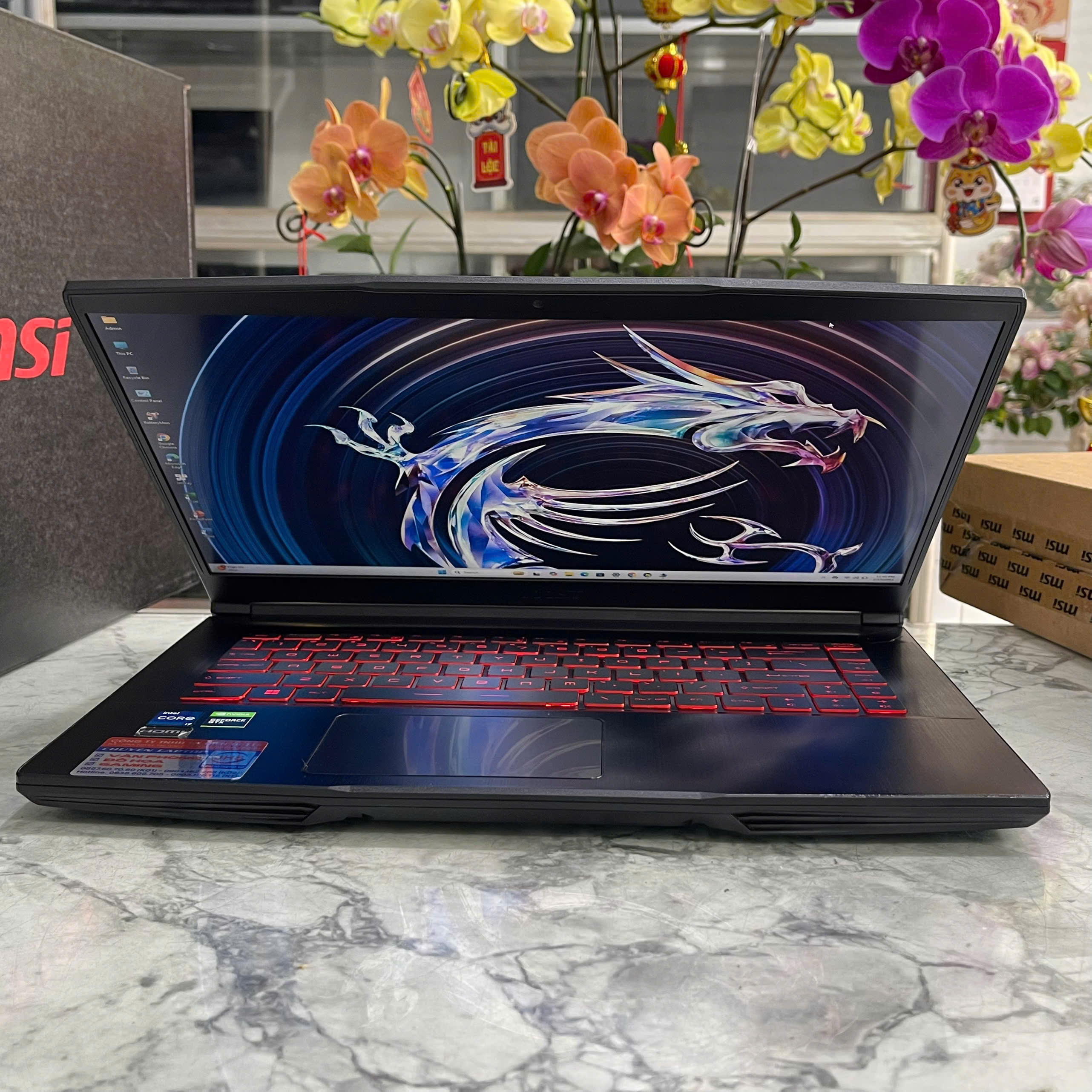 Gaming - Đồ Họa MSI GF63 Thin 11SC-662VN Core I7-11800H Ram 32gb Ssd 512gb  Và 500gb Hdd VGA GTX 1650 MaxQ 4GB Màn Hình 15.6'' IPS Fhd 144.Hz