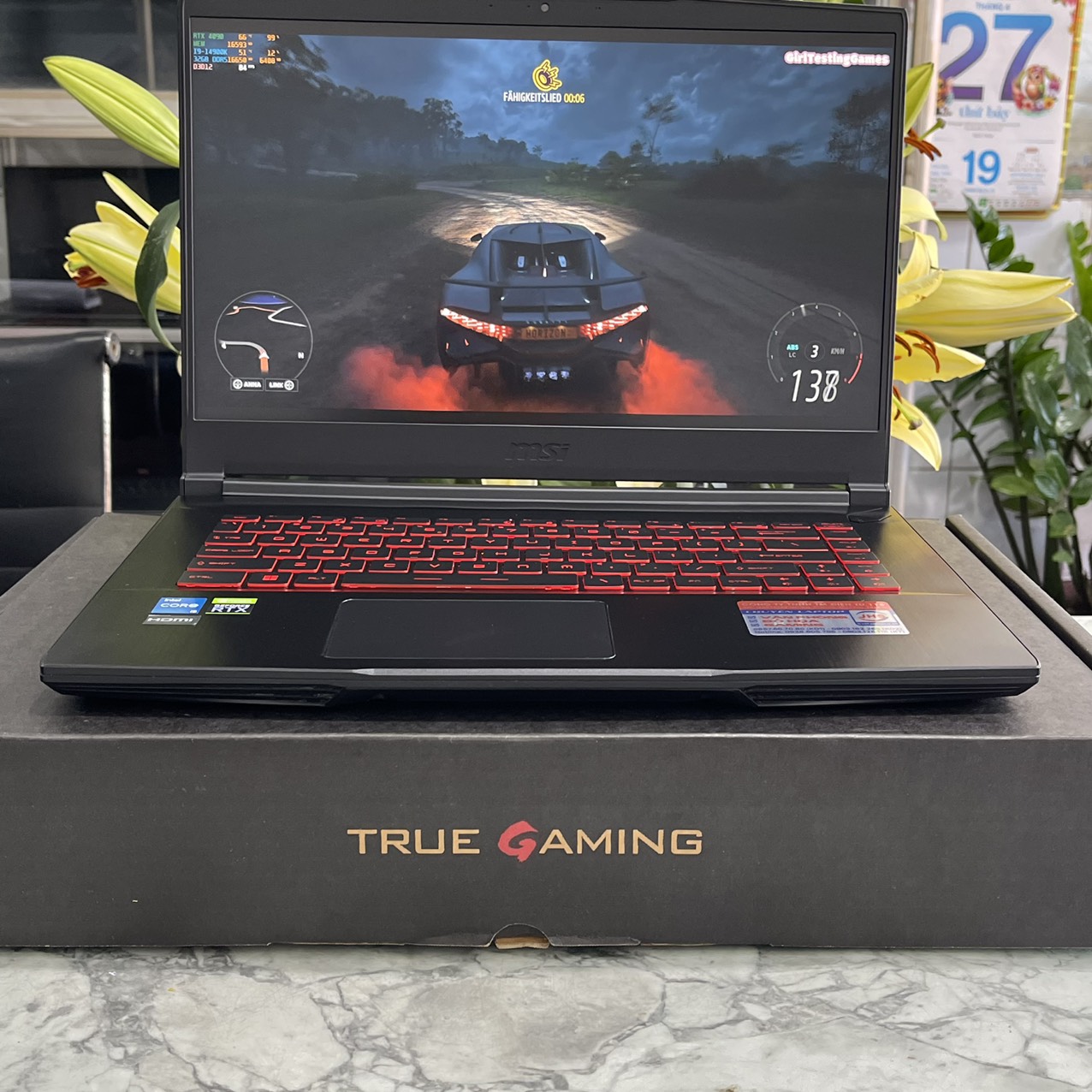 Gaming - Đồ Họa MSI GF63 Thin 11UC-1230VN Core I5-11400H Ram 8gb Ssd 512gb VGA RTX3050 4GB Màn Hình 15.6'' IPS Fhd 144.Hz