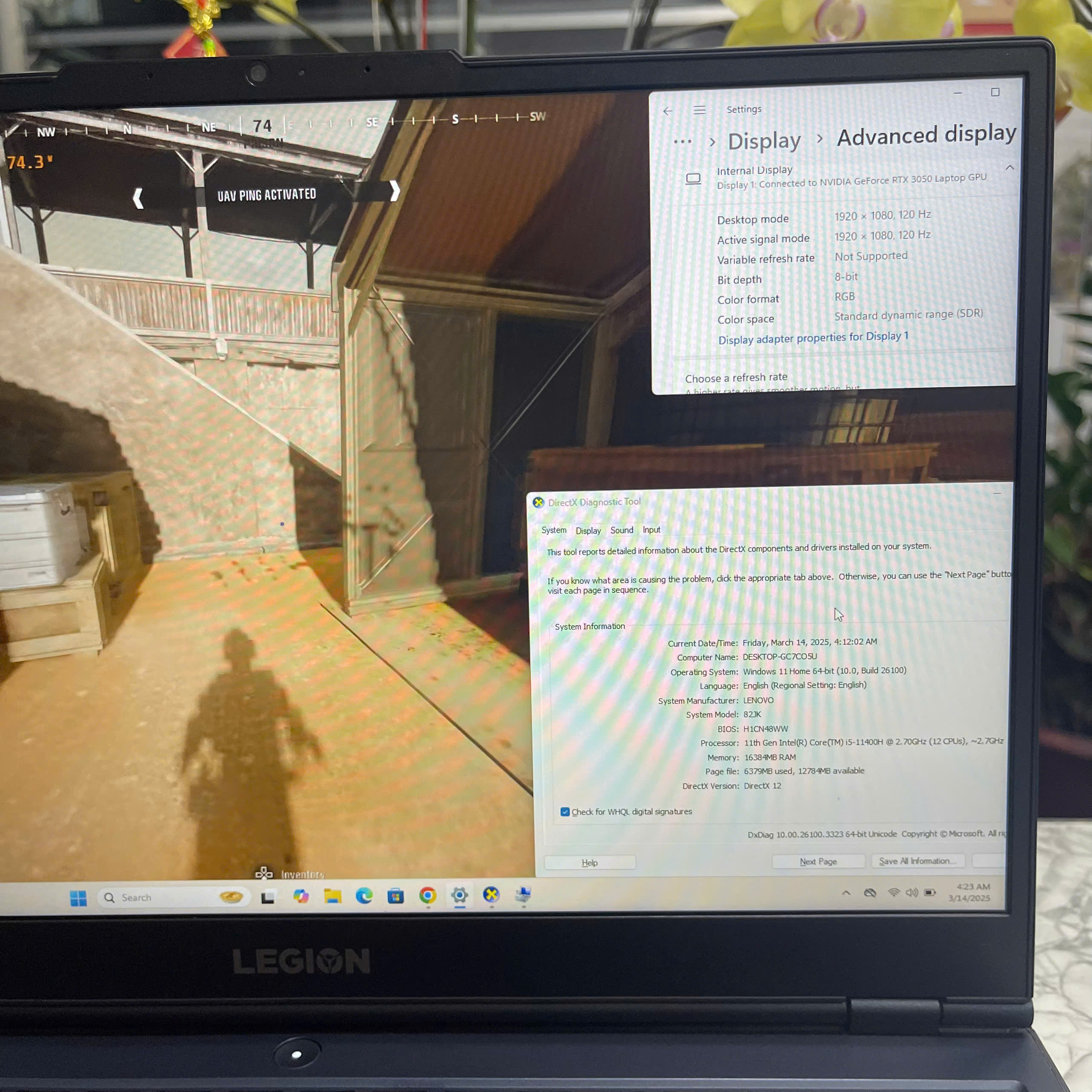 Lenovo Gaming Legion 5-15ITH6 Máy LikeNew  Core I5-11400H Ram 16gb Ssd 512gb Card RTX 3050 4Gb Màn Hình 15.6" FHD IPS 120HZ