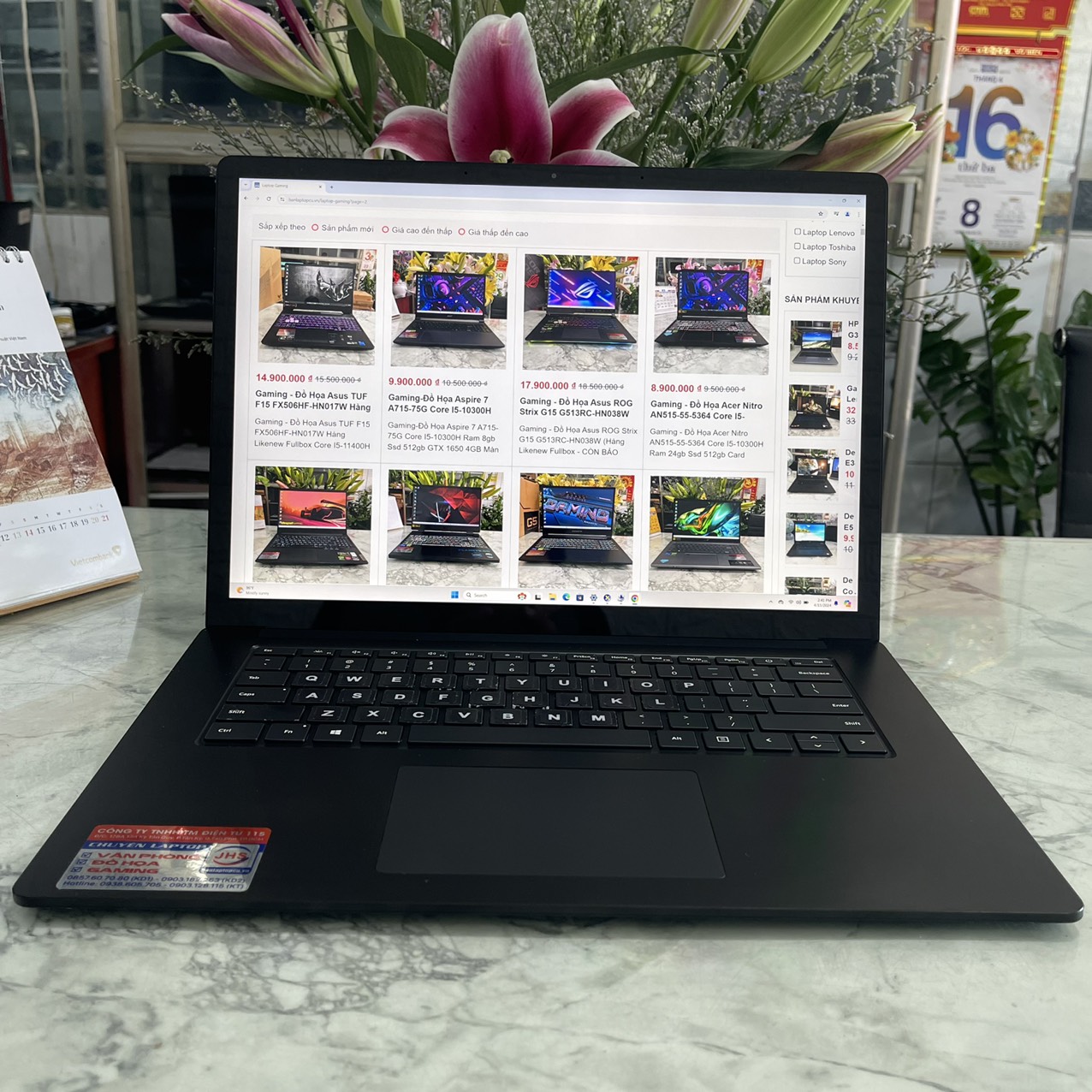 Microsoft Surface Laptop 3 Core I7-1065G7 Ram 16Gb Ssd 512Gb Màn Hình 15 Inch  2K 