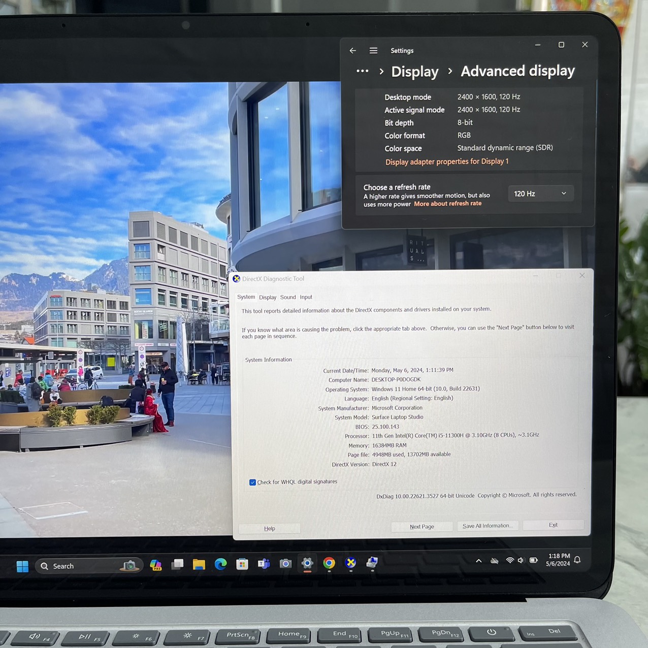 Microsoft Surface Laptop Studio Core I5-11300H Ram 16Gb Ssd 256Gb Màn Hình 14.4''Inch 2K Touch 