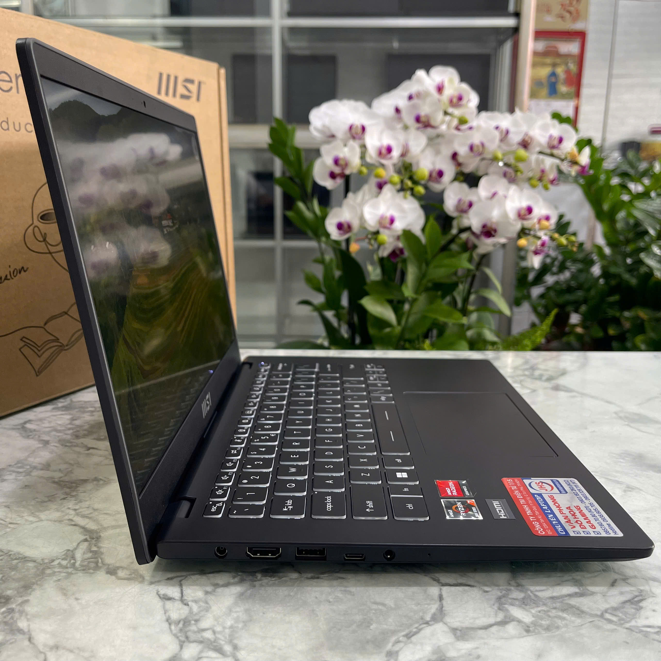 MSI Modern 14 C7M-221VN Máy Like New Ryzen 7-7730U RAM 8GB SSD 512GB Màn Hình 14.0 Inch FHD IPS 